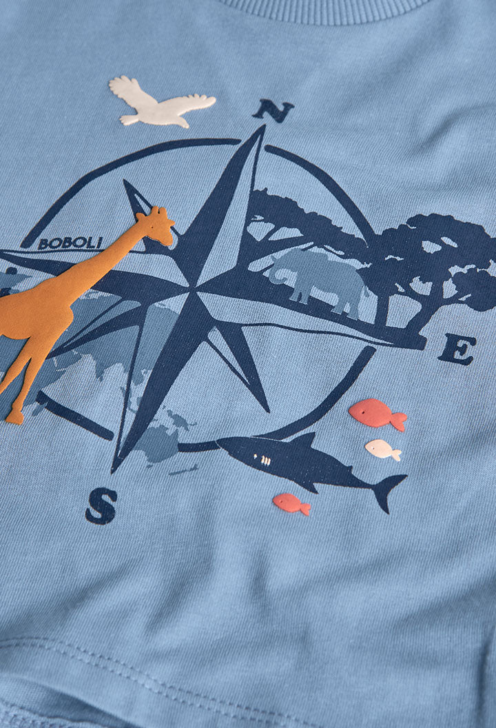 T-Shirt with World Animals