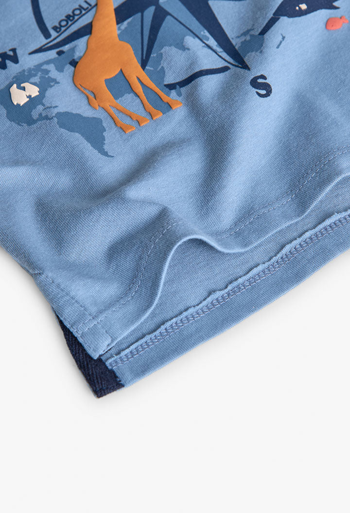 T-Shirt with World Animals