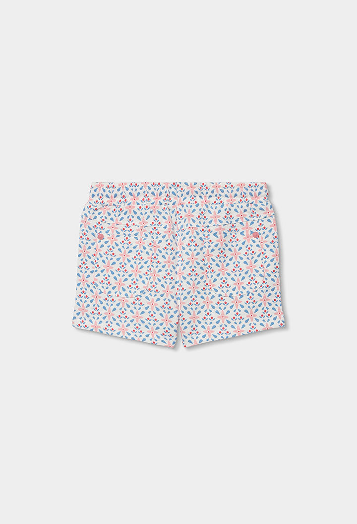 Fleece Printed Shorts