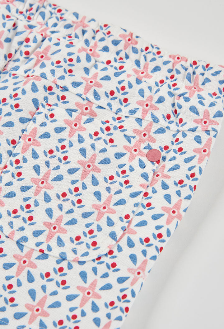 Fleece Printed Shorts