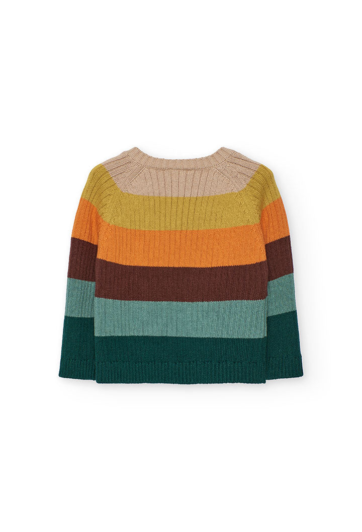 Knitwear pullover for baby boy -BCI