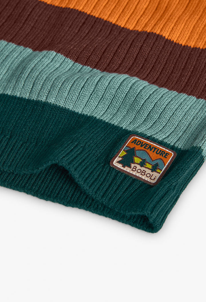 Knitwear pullover for baby boy -BCI