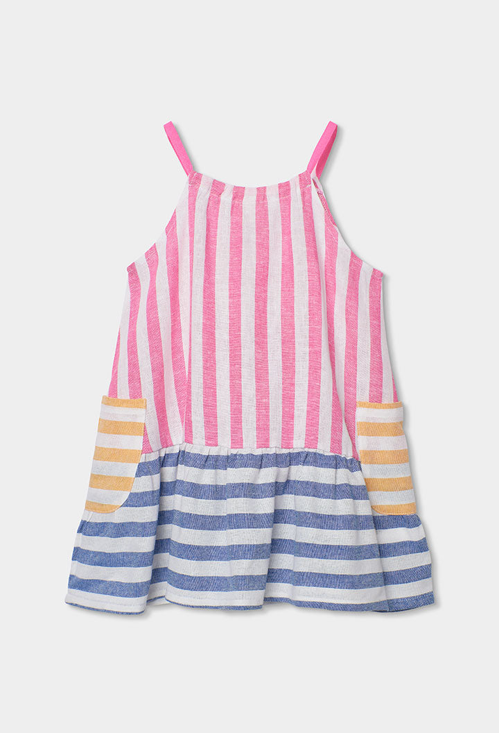 Linen Striped Dress