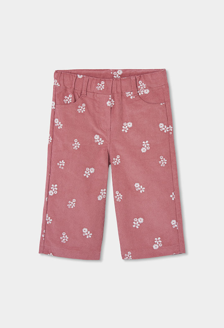 FLOWER CORDUROY