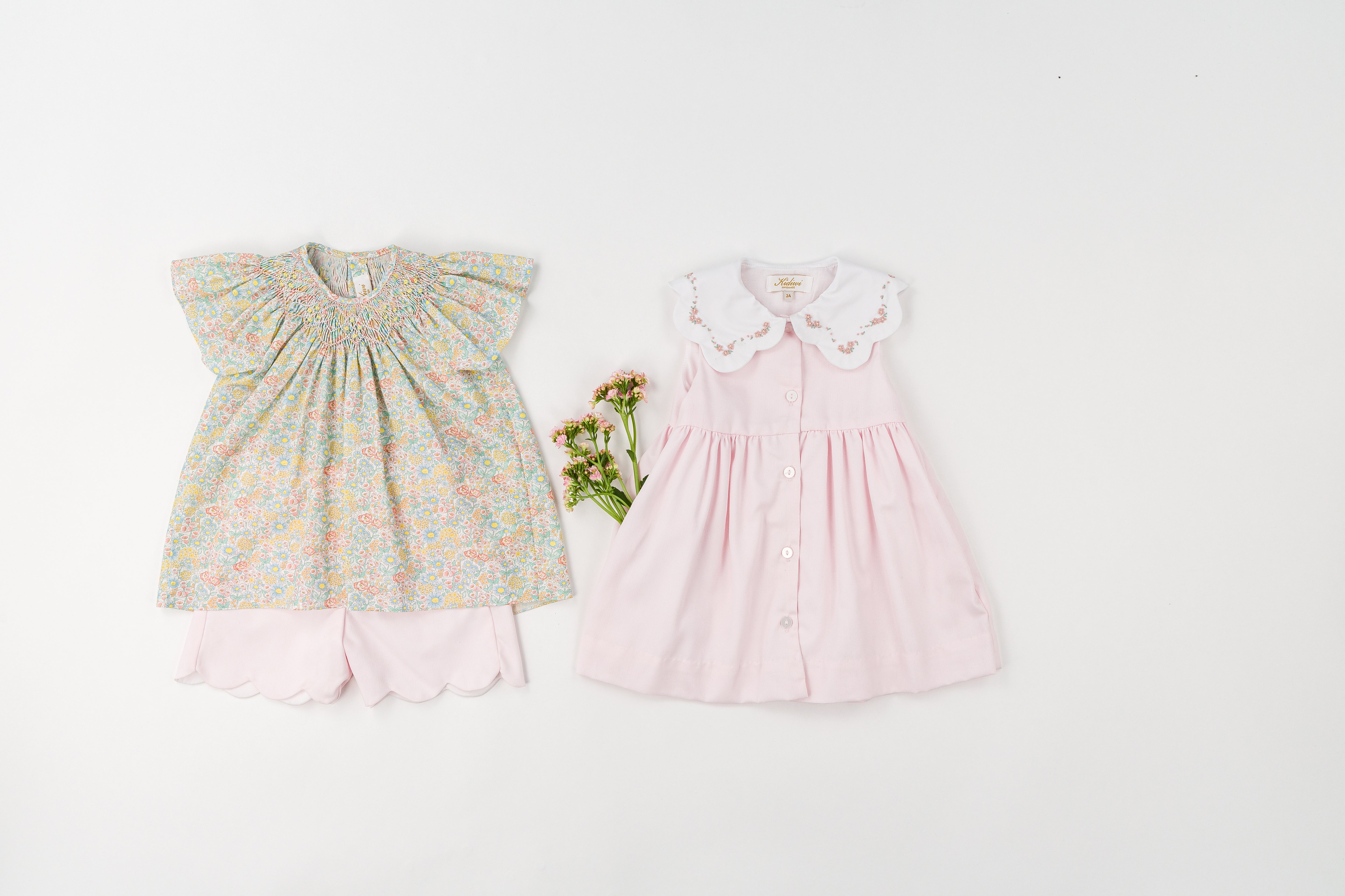 Bergénie Smocked Blouse Floral