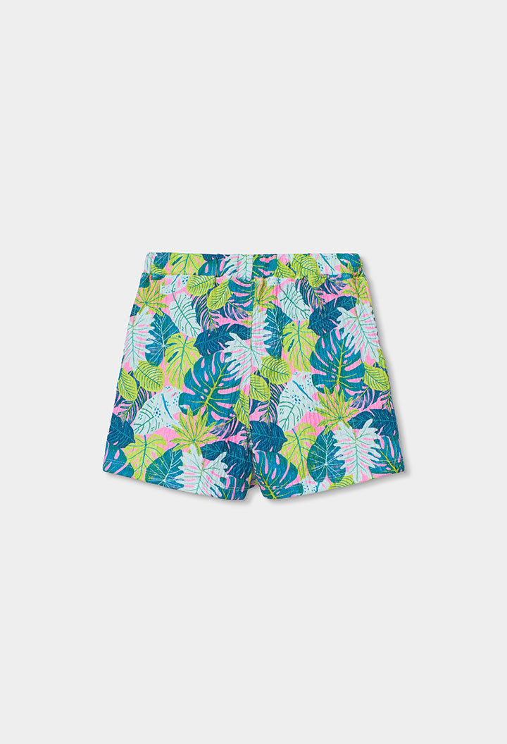 Knit Skirt Printed