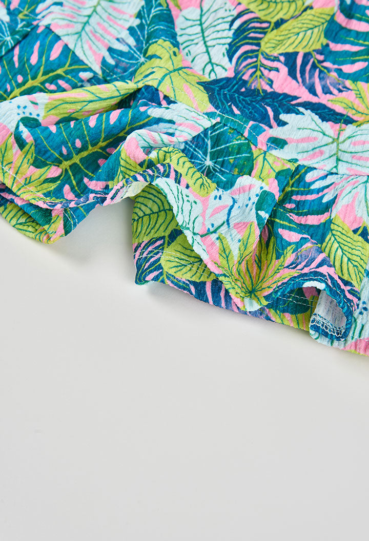 Knit Skirt Printed