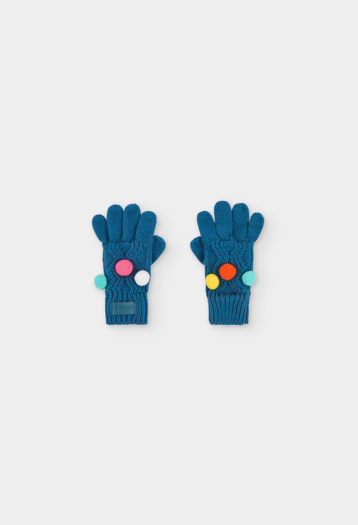 KNITWEAR GLOVES POLKA DOT