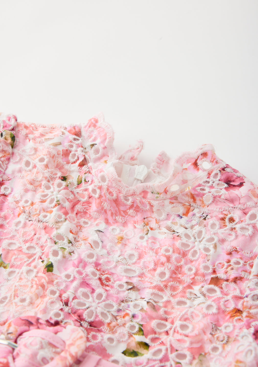 Julietta Cotton Embroidered Mini Dress