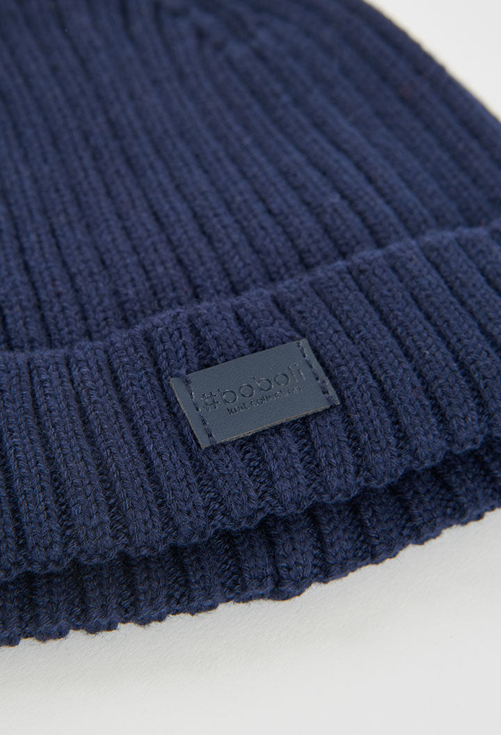 KNITWEAR HAT NAVY