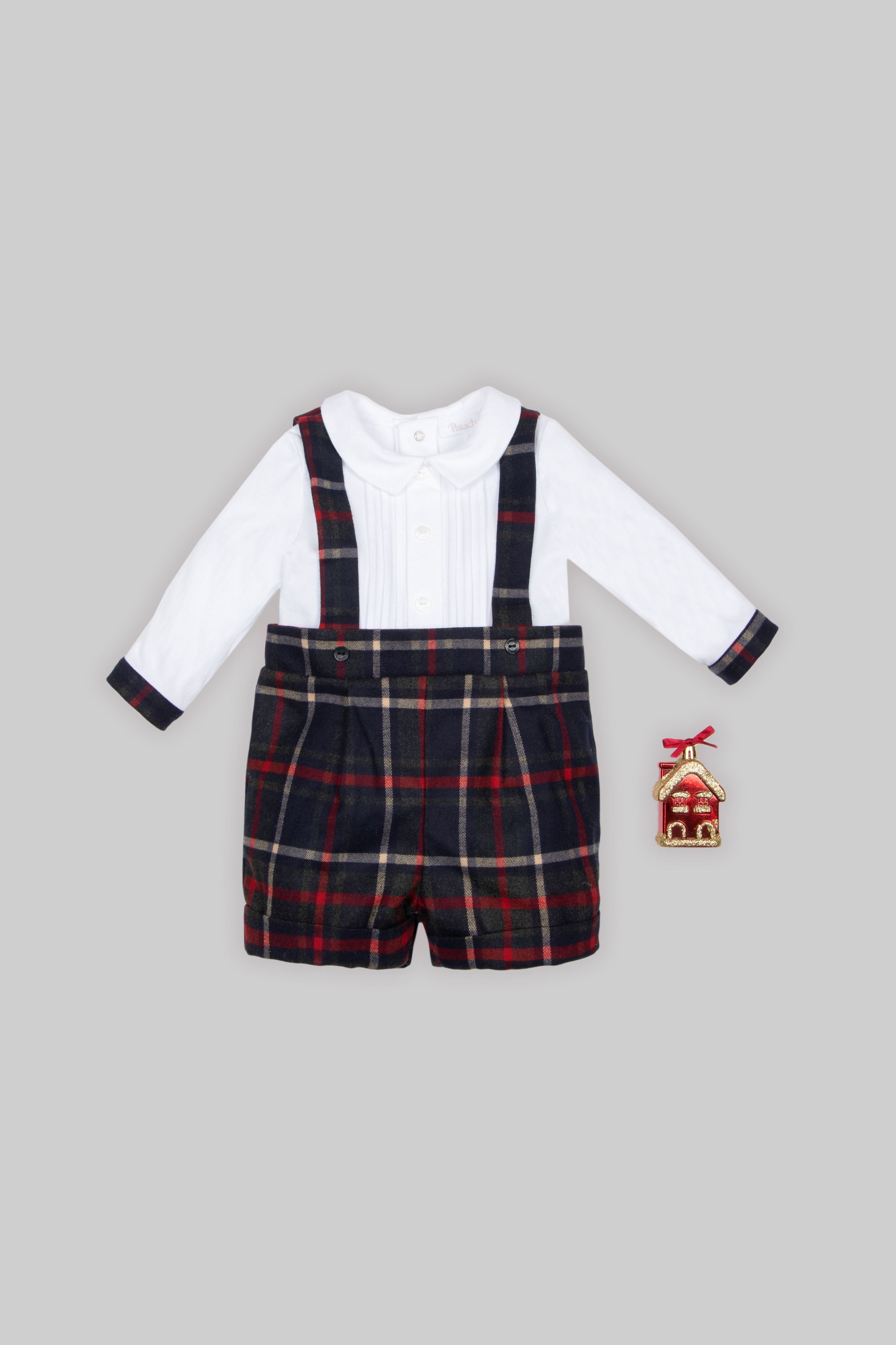 ROMPER PLEADED BALMORAL