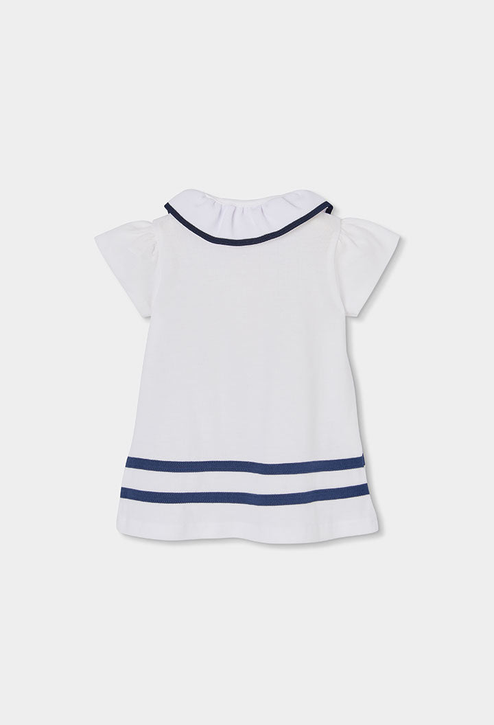 Collar Trim Collar Dress