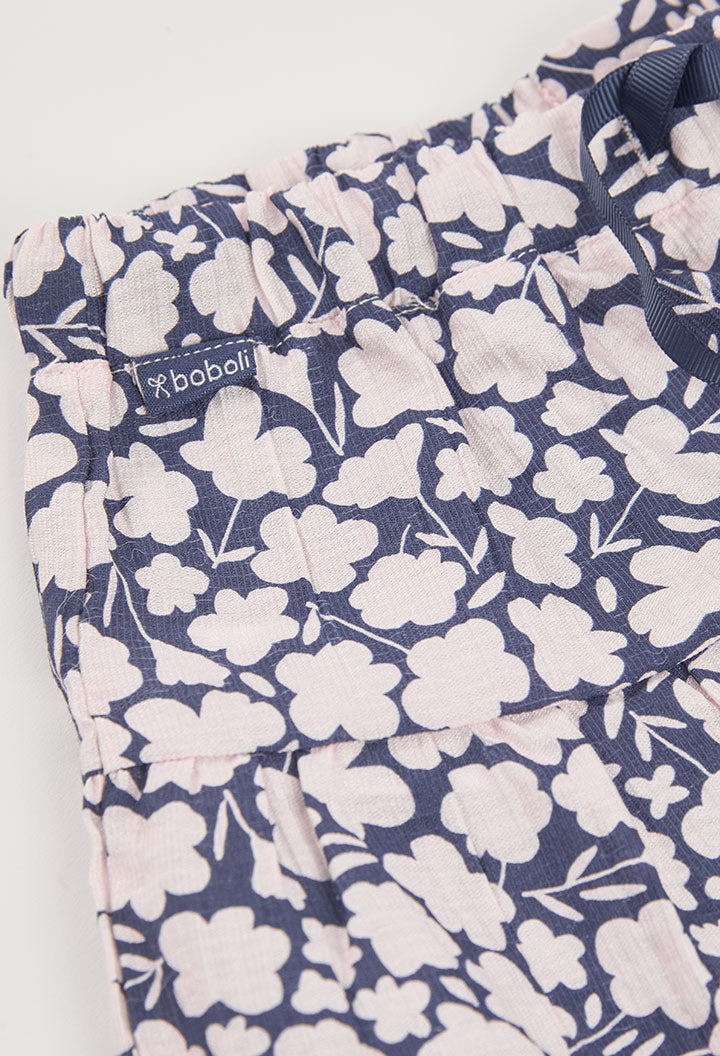 Floral Pant Skirt