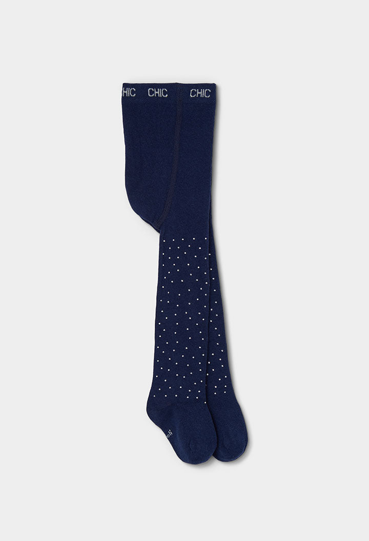 NAVY THICK TIGHTS