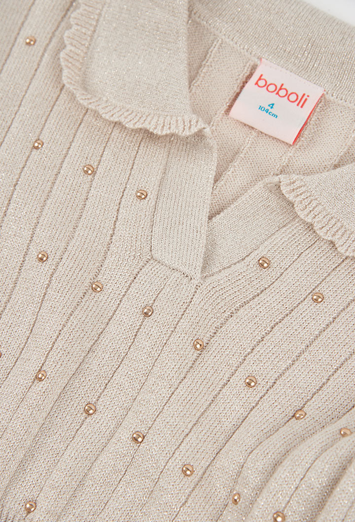 KNITWEAR DRESS GOLD