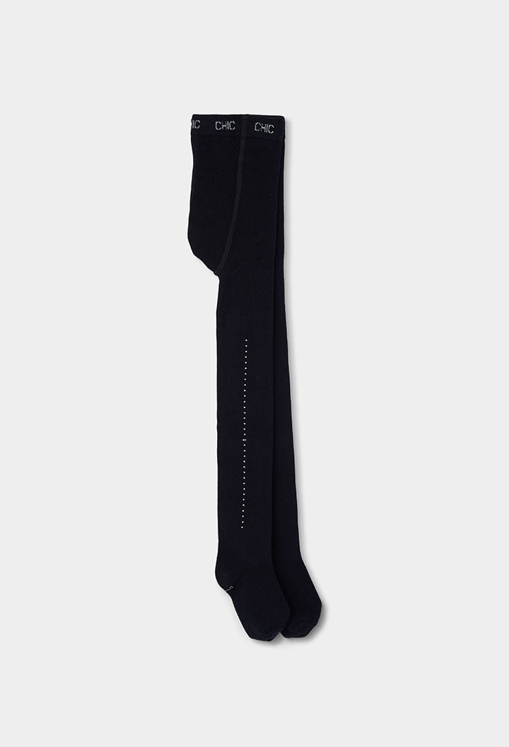 BLACK SPARKLE THICK TIGHTS