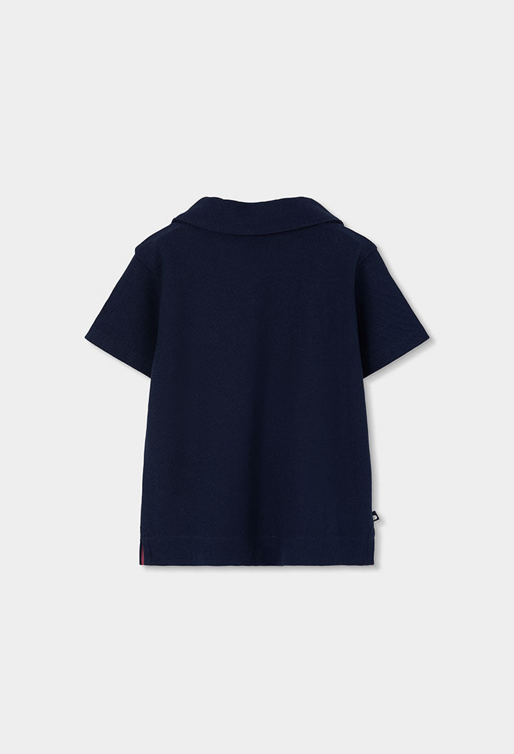 Pique Polo Blue