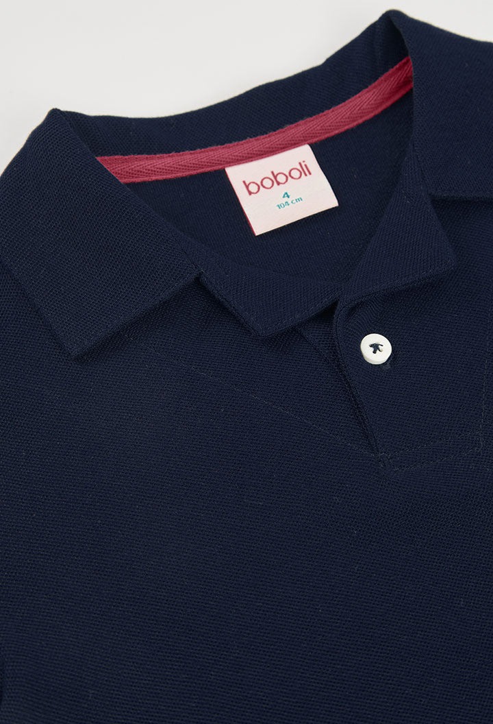 Pique Polo Blue