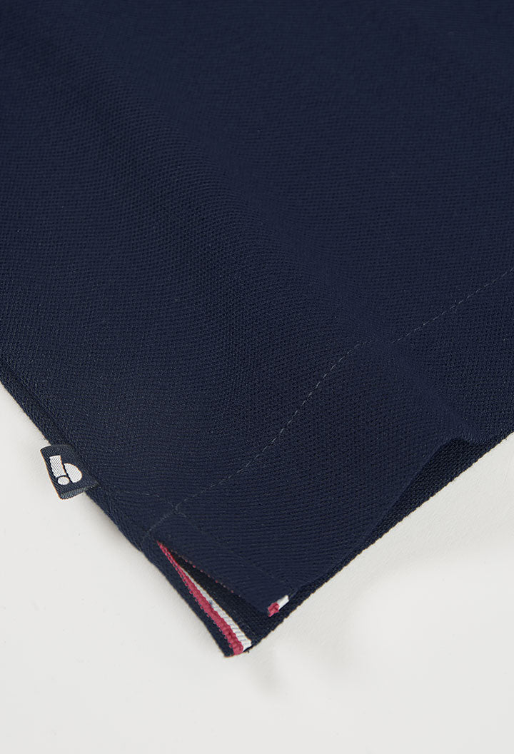 Pique Polo Blue