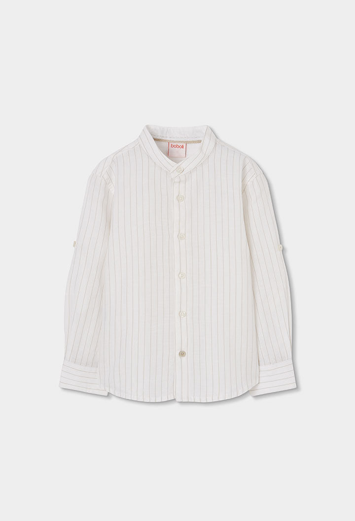 Shirt linen striped