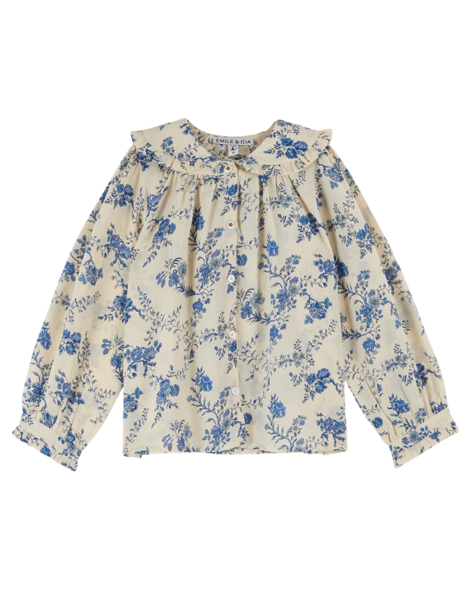 BOW COLLAR ORCHID BLOUSE