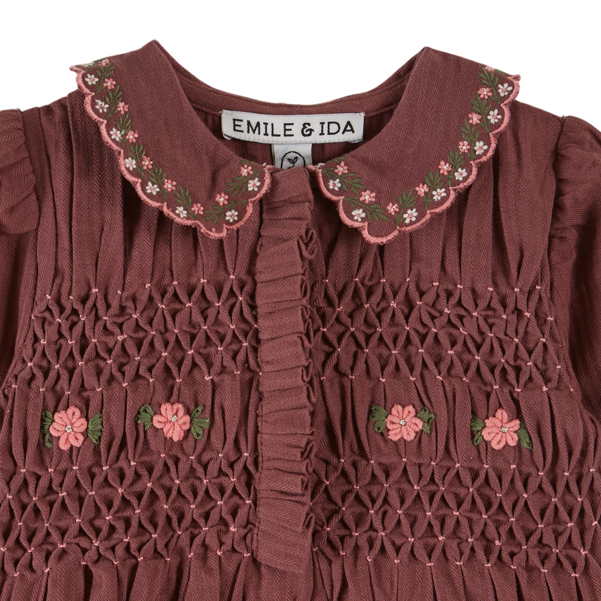 SMOCKED BABY ROMPER