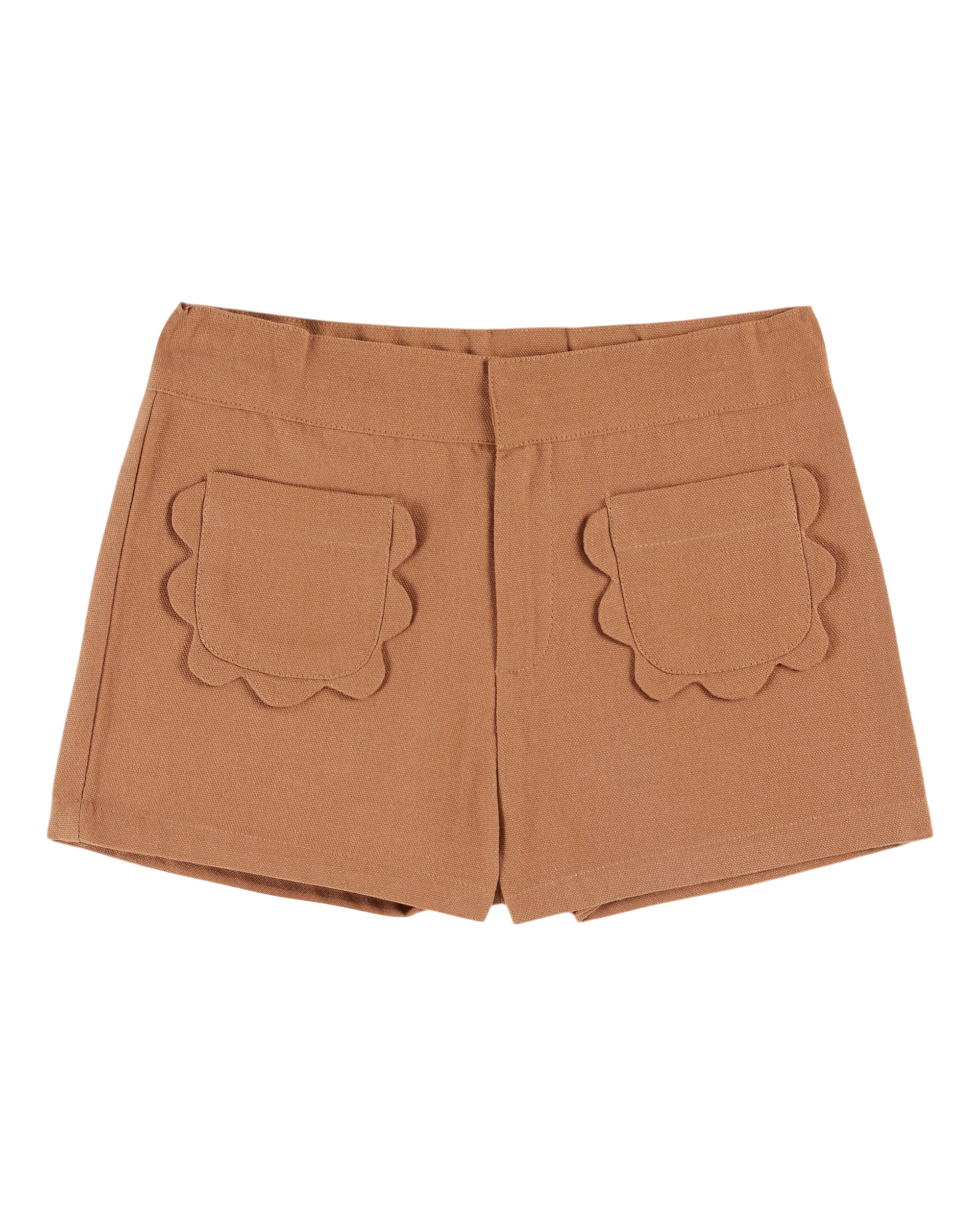 FLOWERS POCKETS CANVAS SHORTS