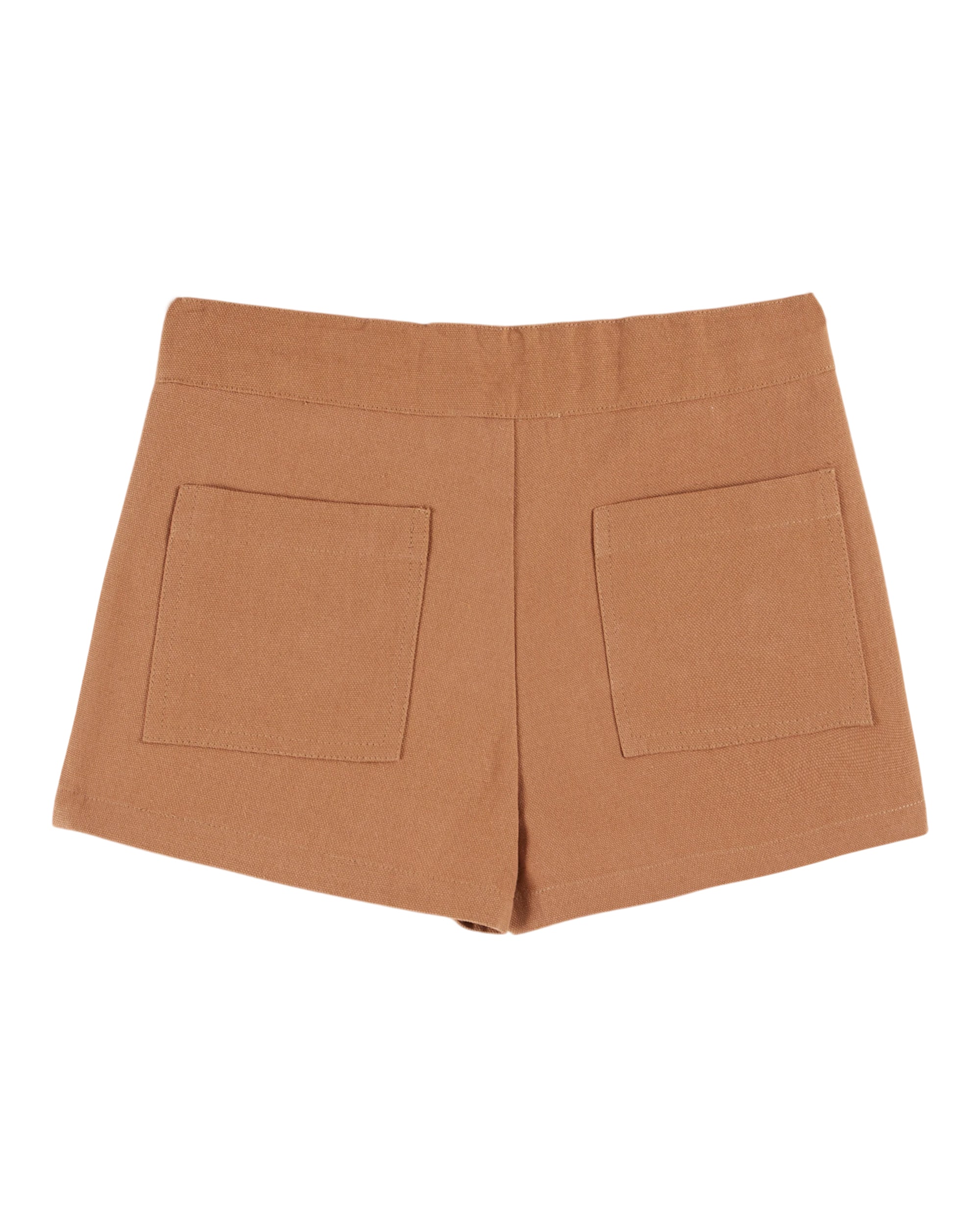 FLOWERS POCKETS CANVAS SHORTS