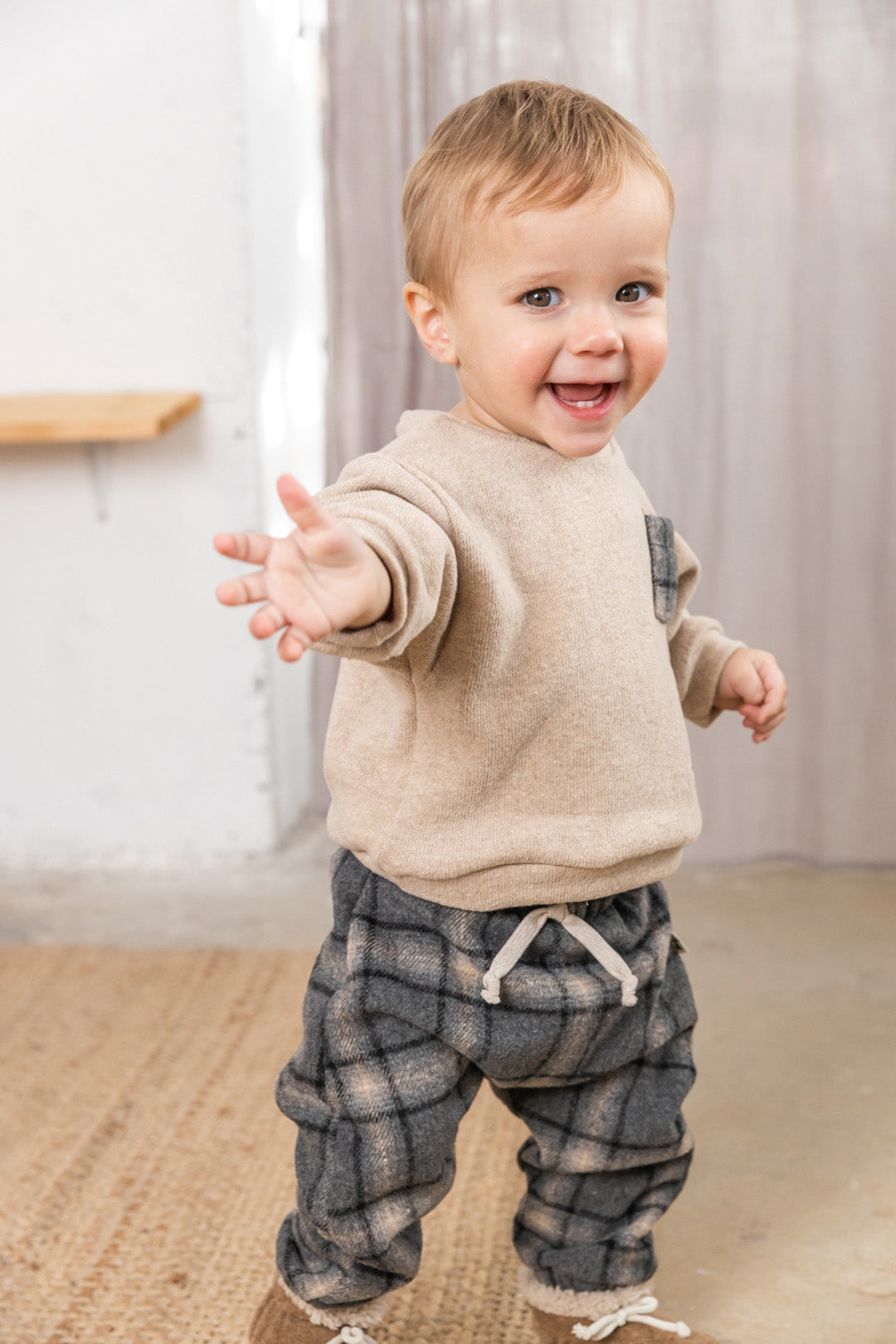 Checker Pant Set