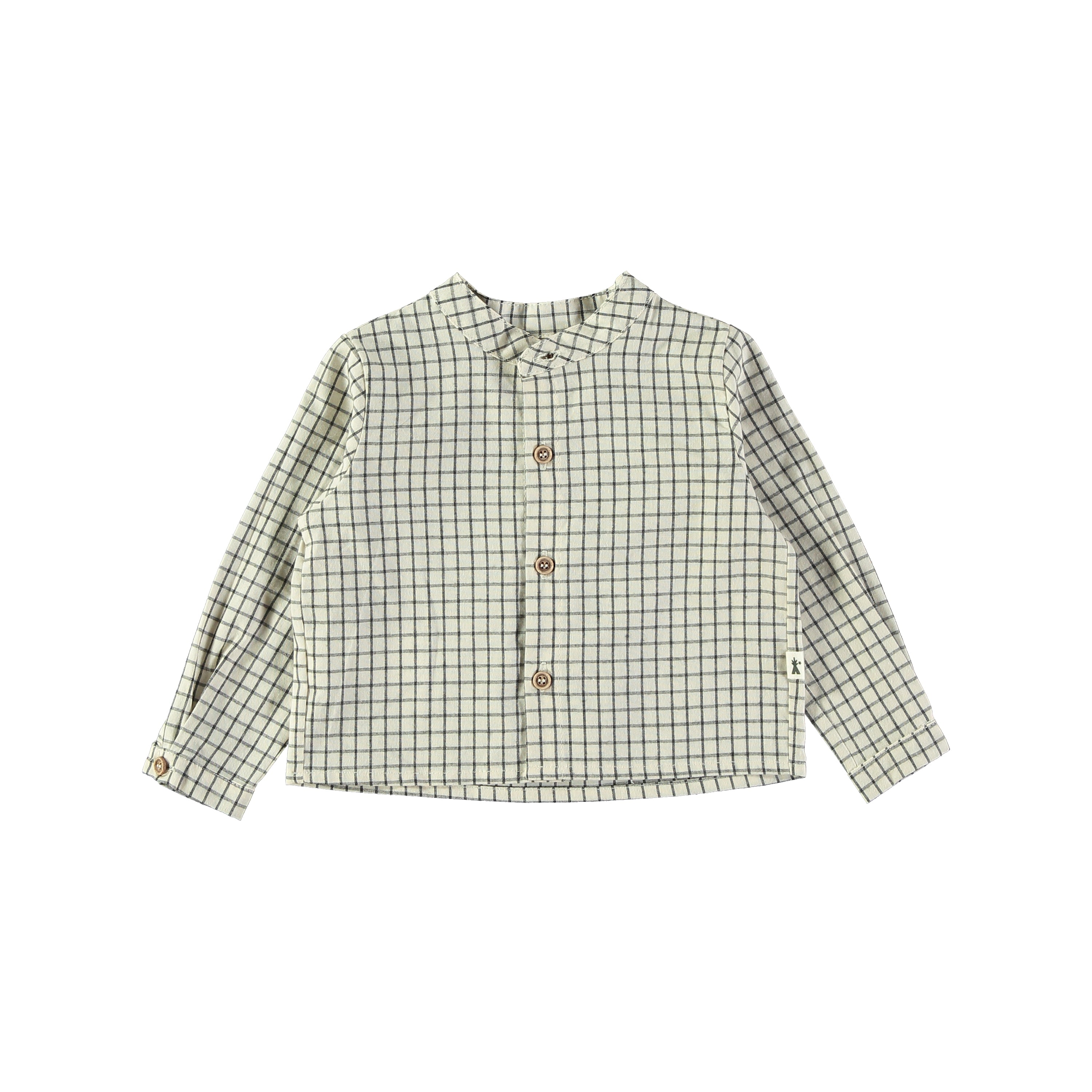 Mao Shirt Blue/White