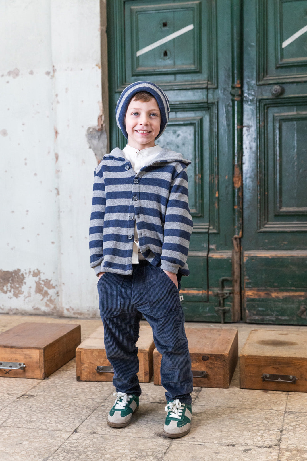 Couduroy Pants (Blue)