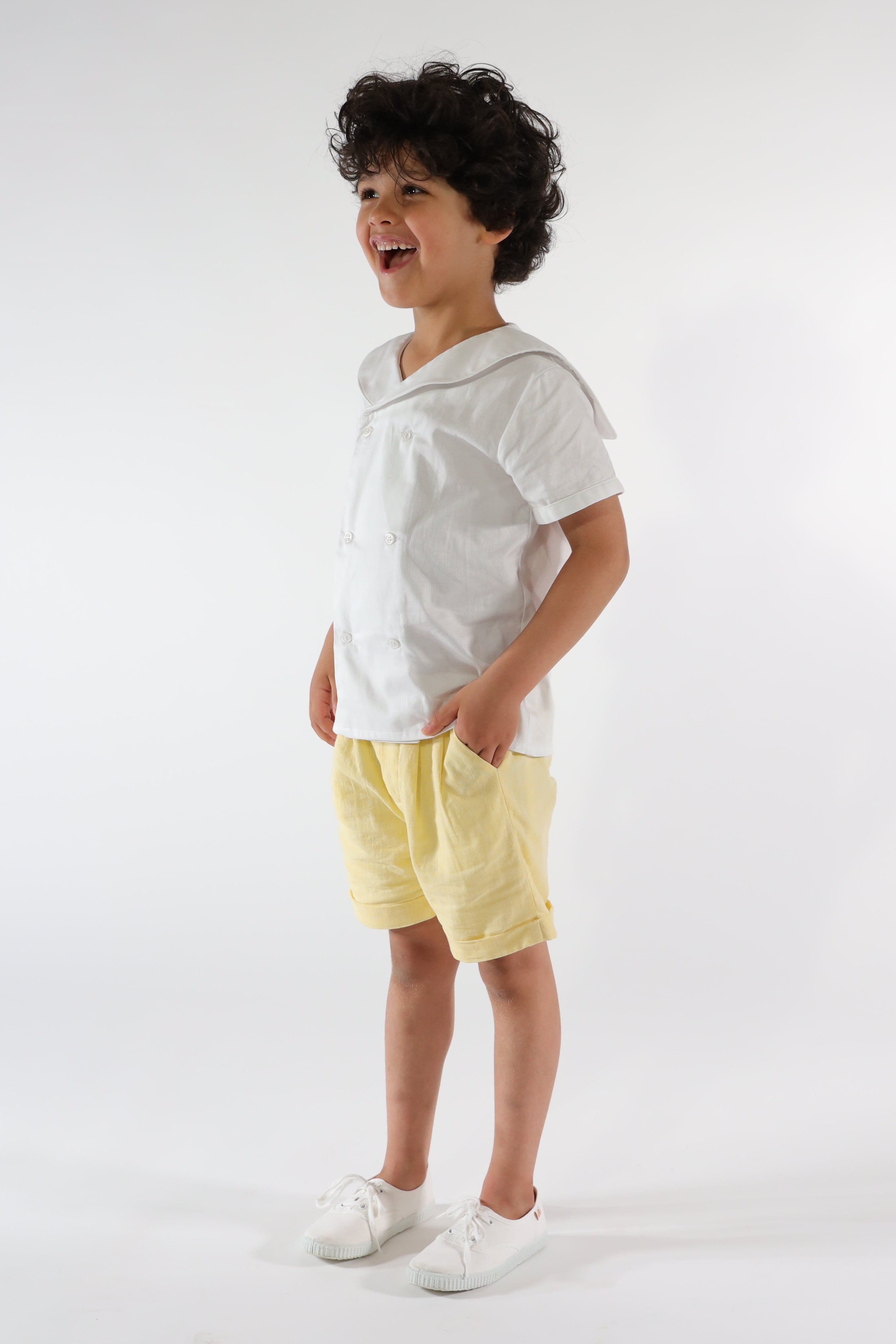 Ambroise Shirt White Piqué
