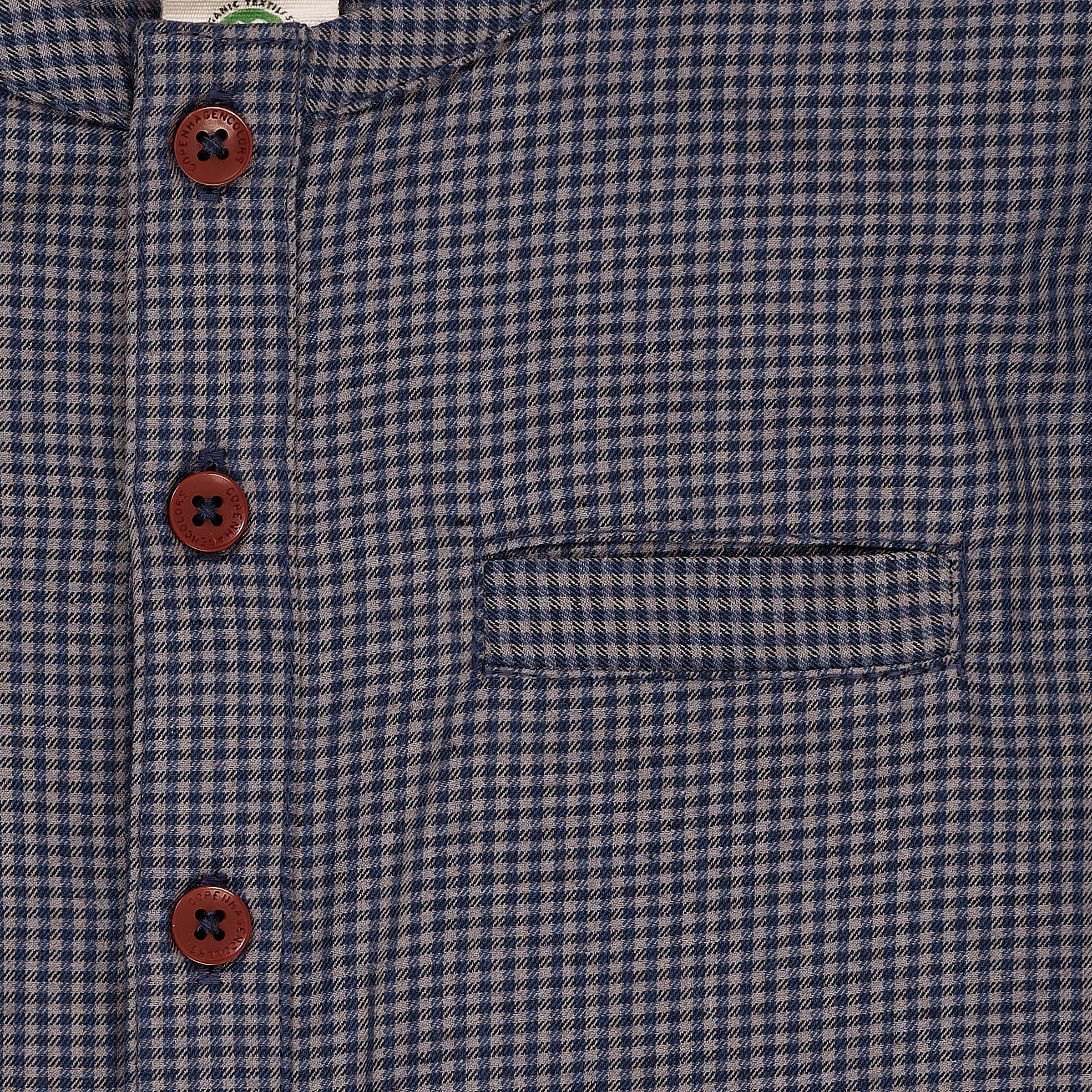 CHECK SHIRT W. PLACKET