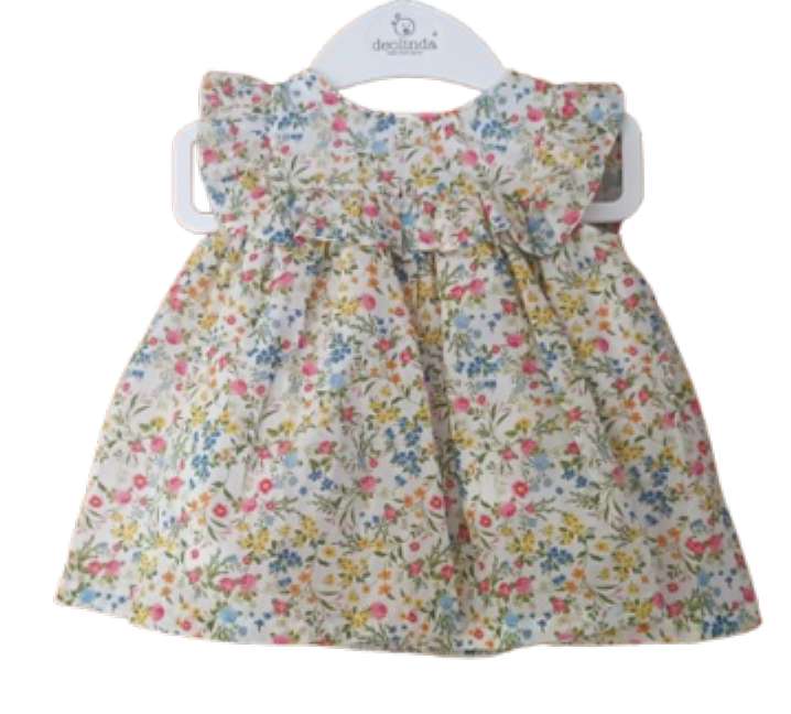 Multi Floral Dress w/Bloomers