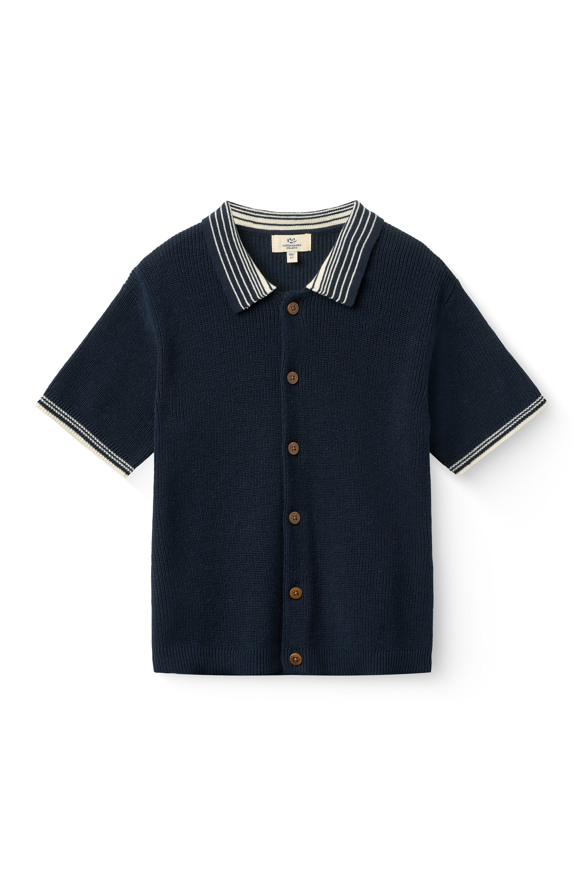 KNITTED CHECKERED POLO