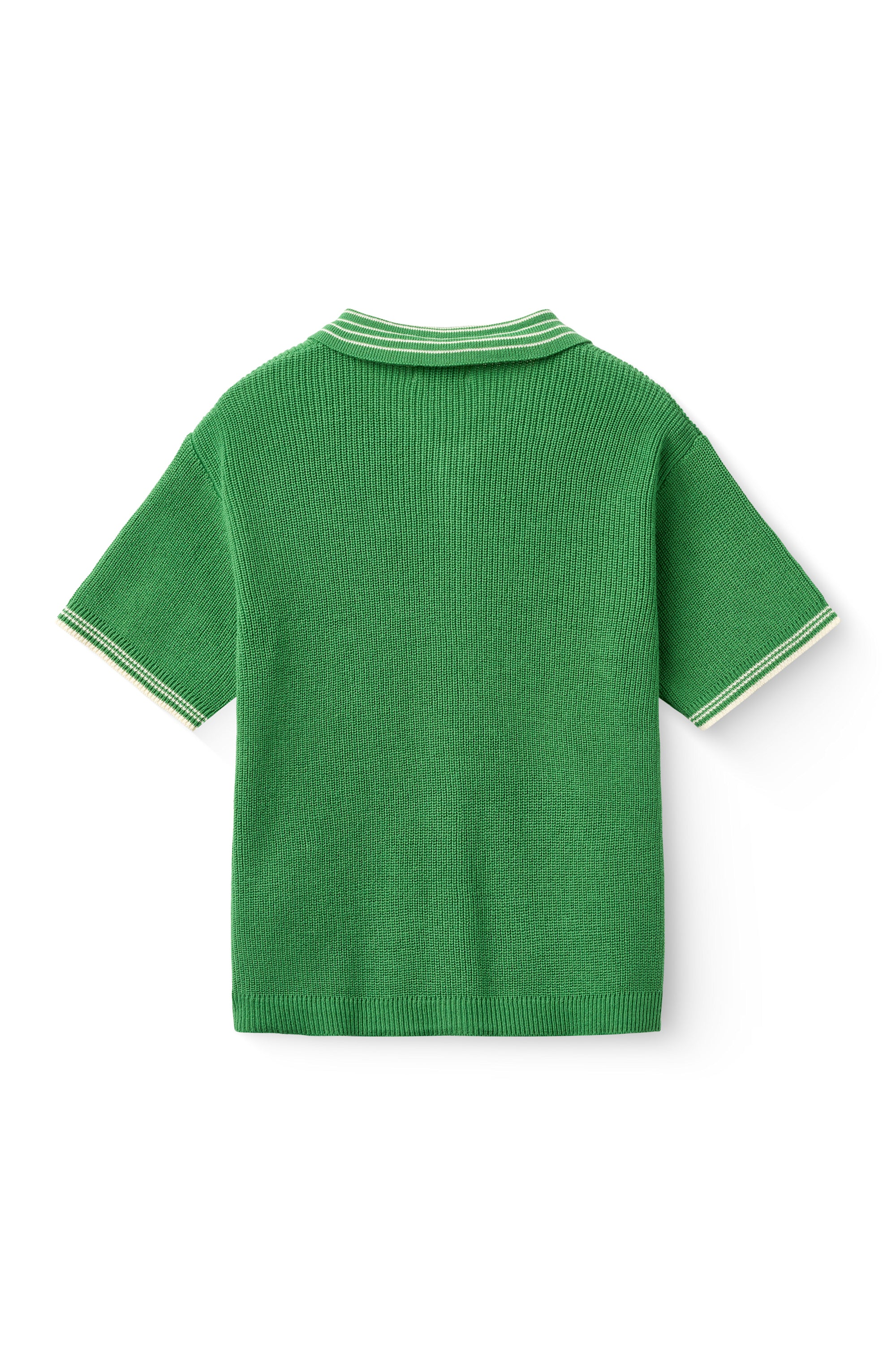 KNITTED CHECKERED POLO
