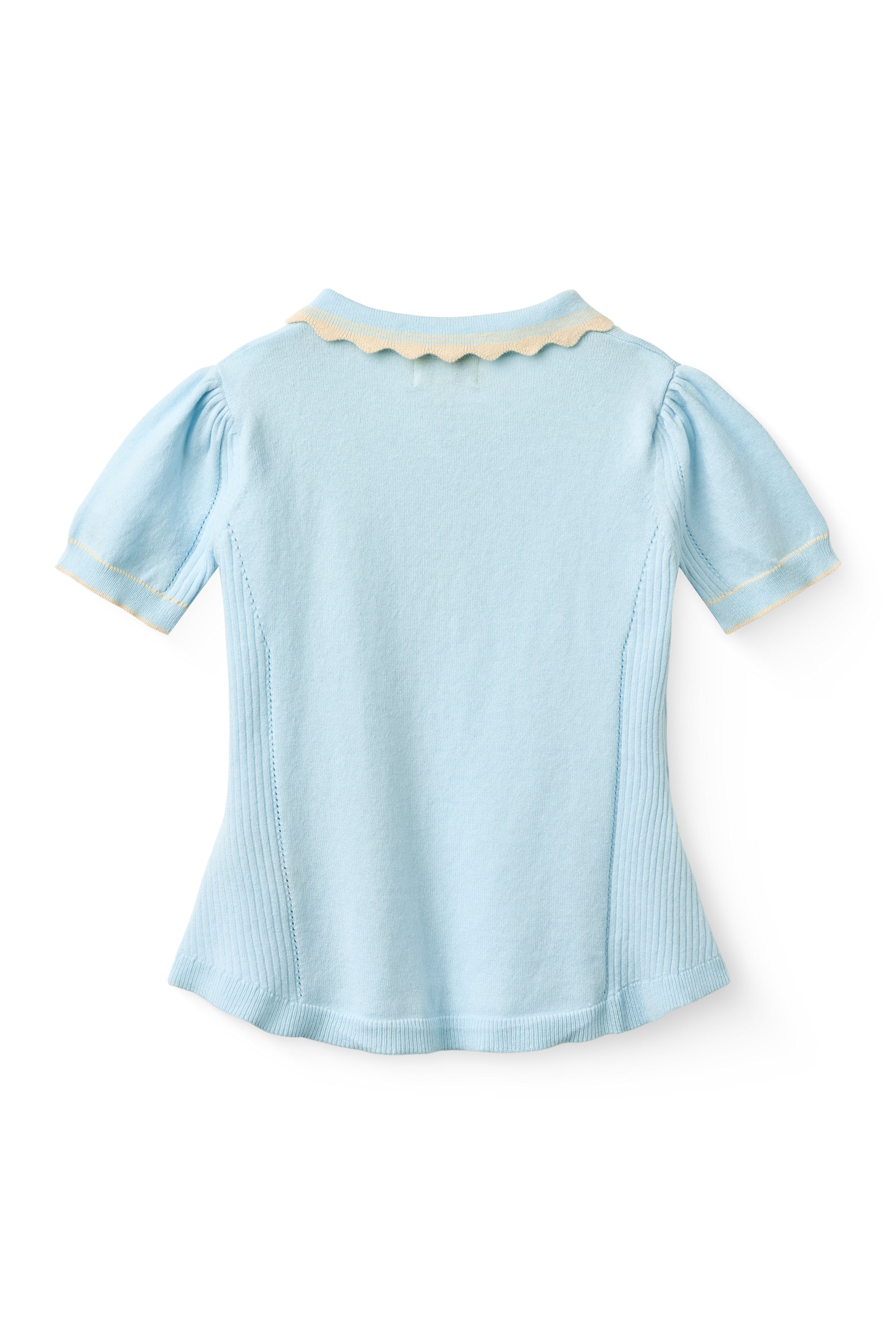 KNITTED PEPLUM BLOUSE