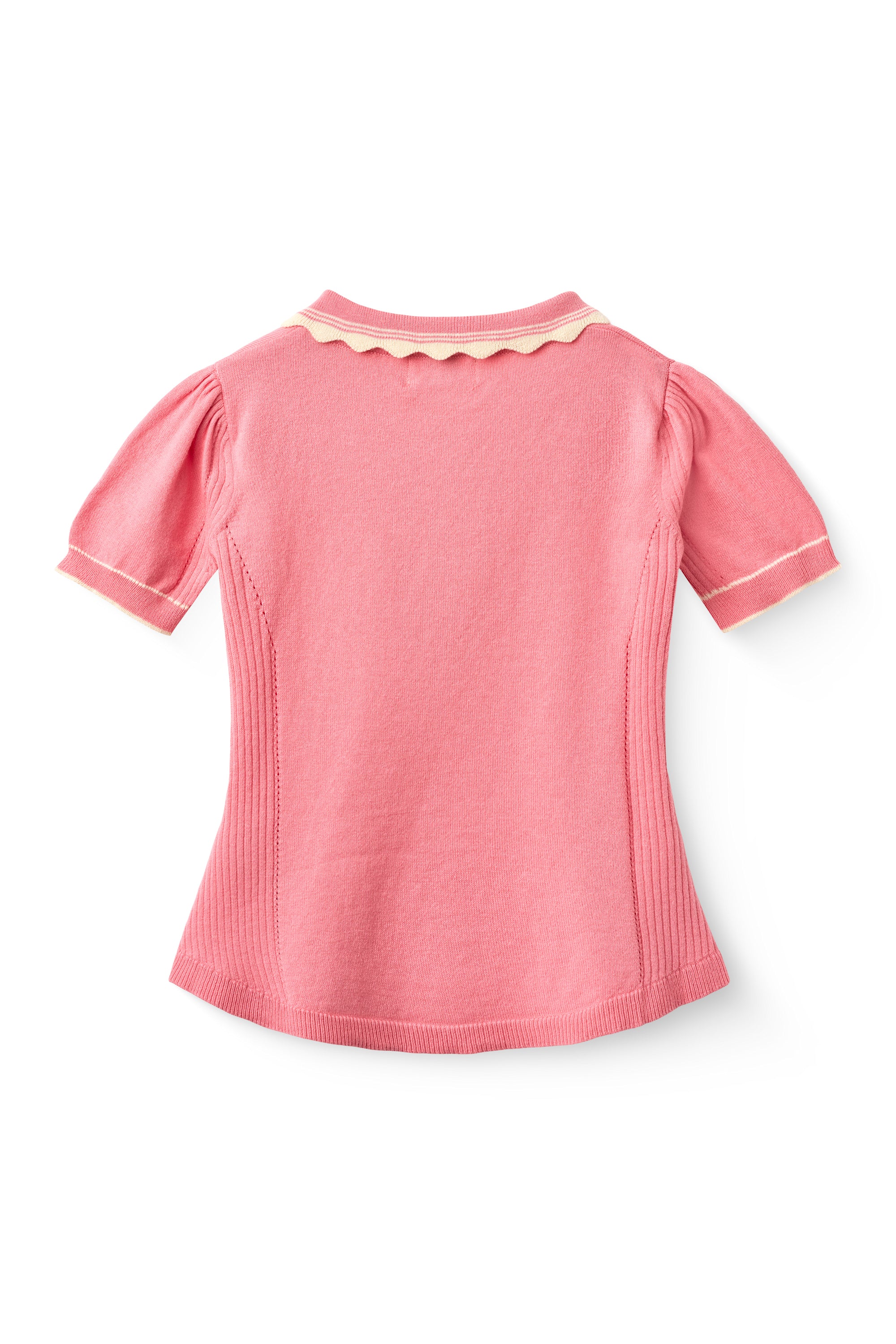 KNITTED PEPLUM BLOUSE