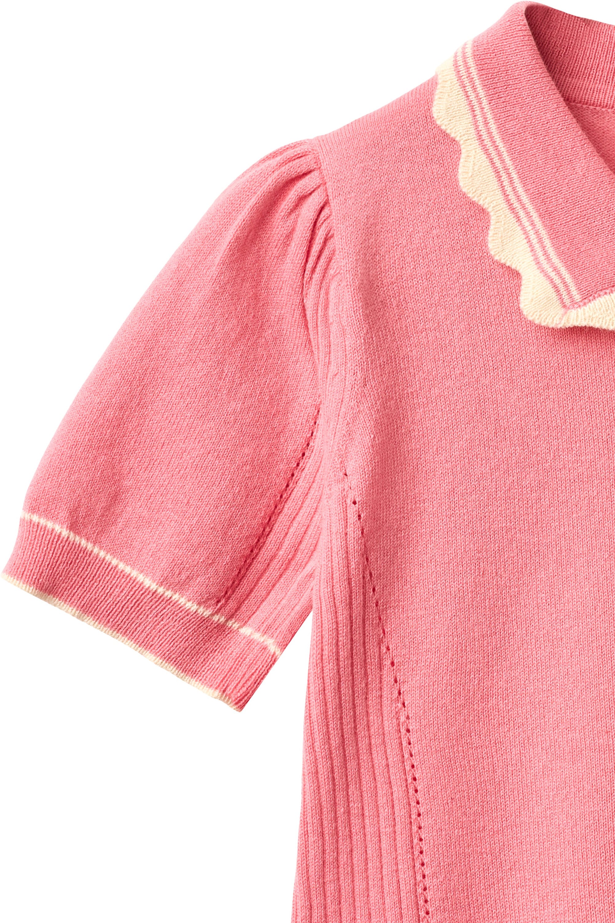 KNITTED PEPLUM BLOUSE