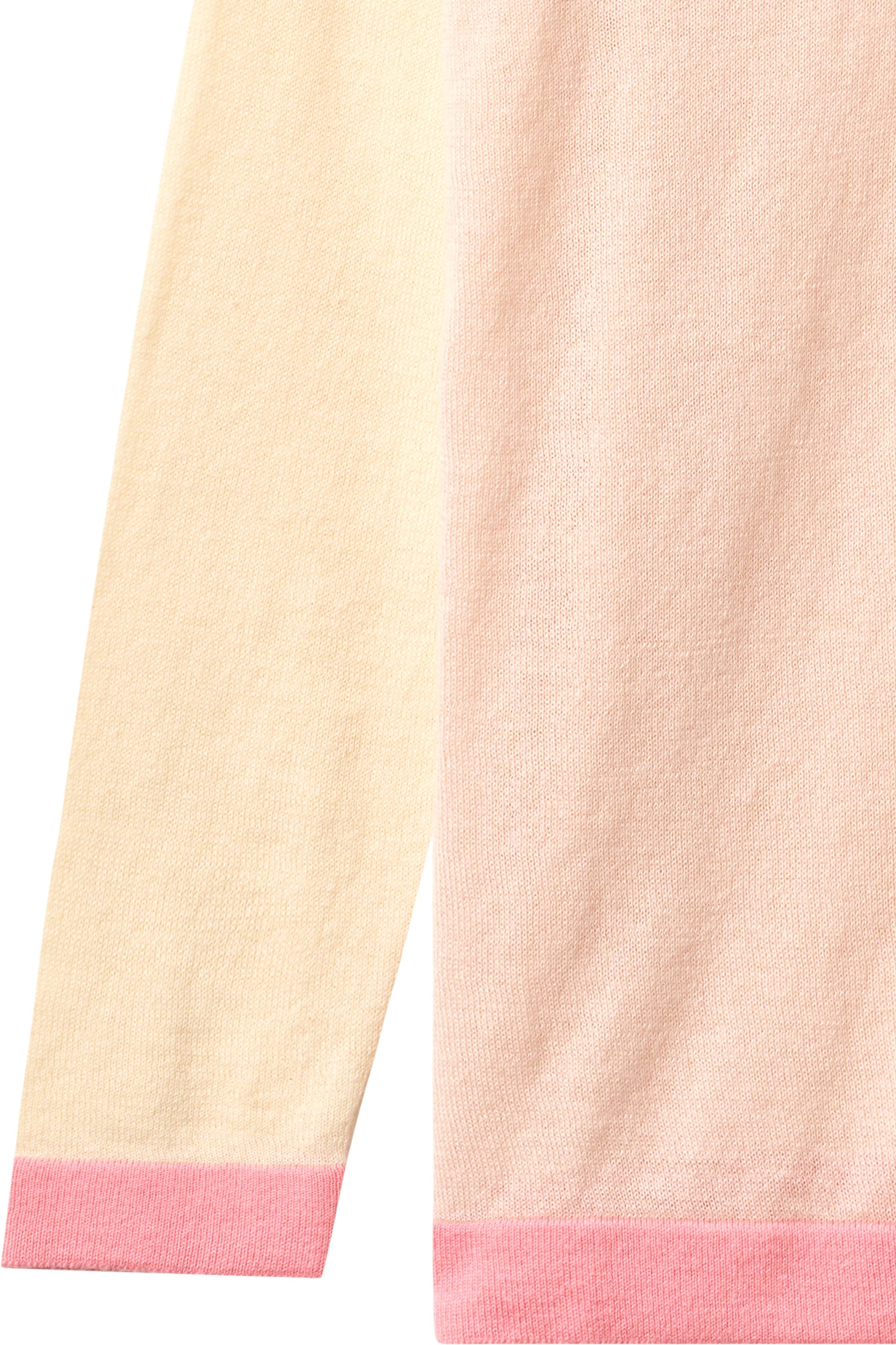 LT KNITTED CLR BLOCK TOP PINK