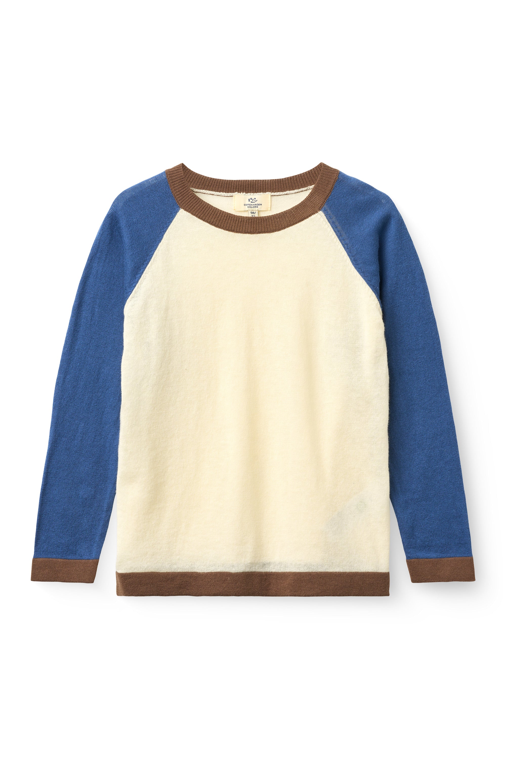 LT KNITTED CLR BLOCK TOP