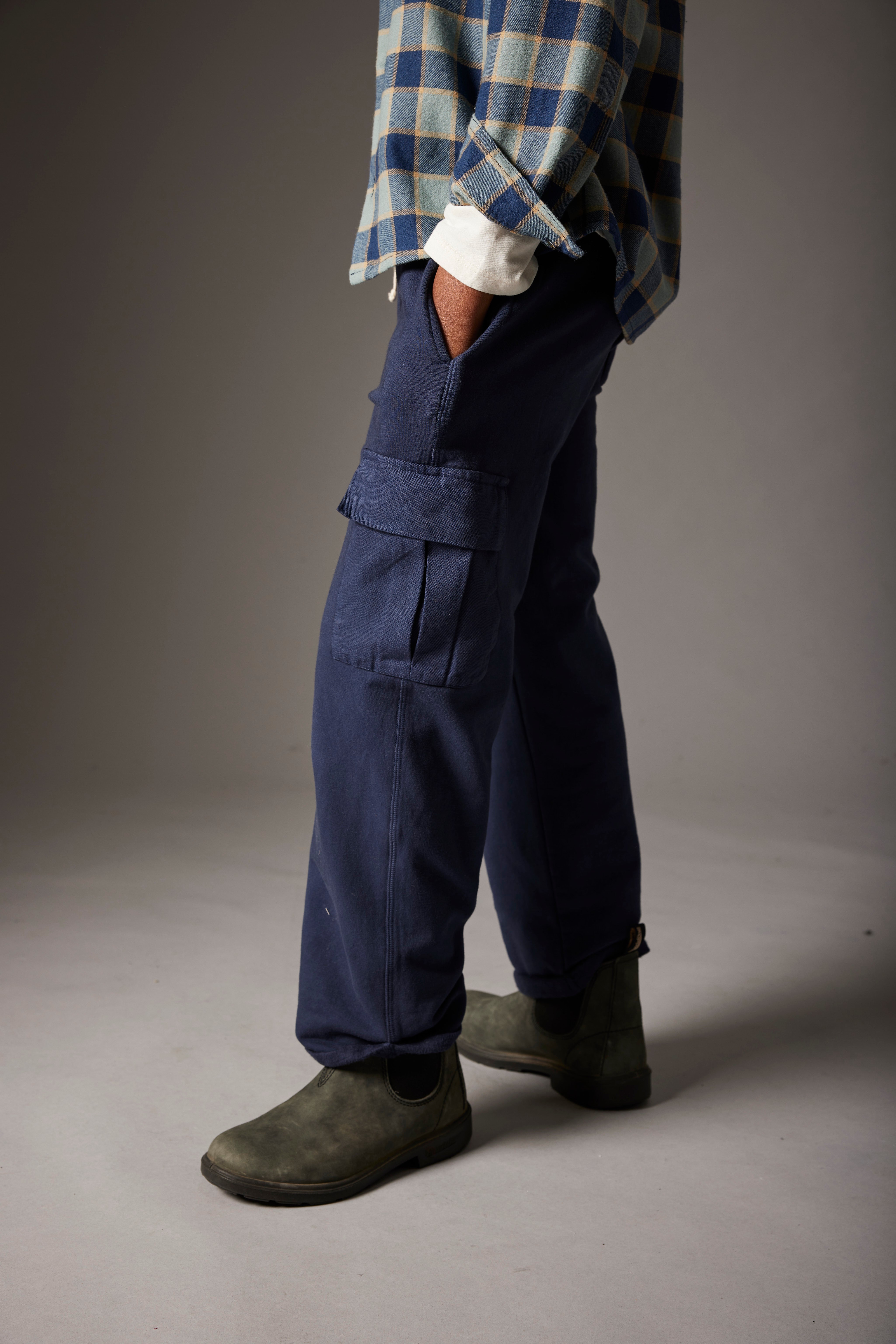 Soft Brushed Fleece Cargo Pants