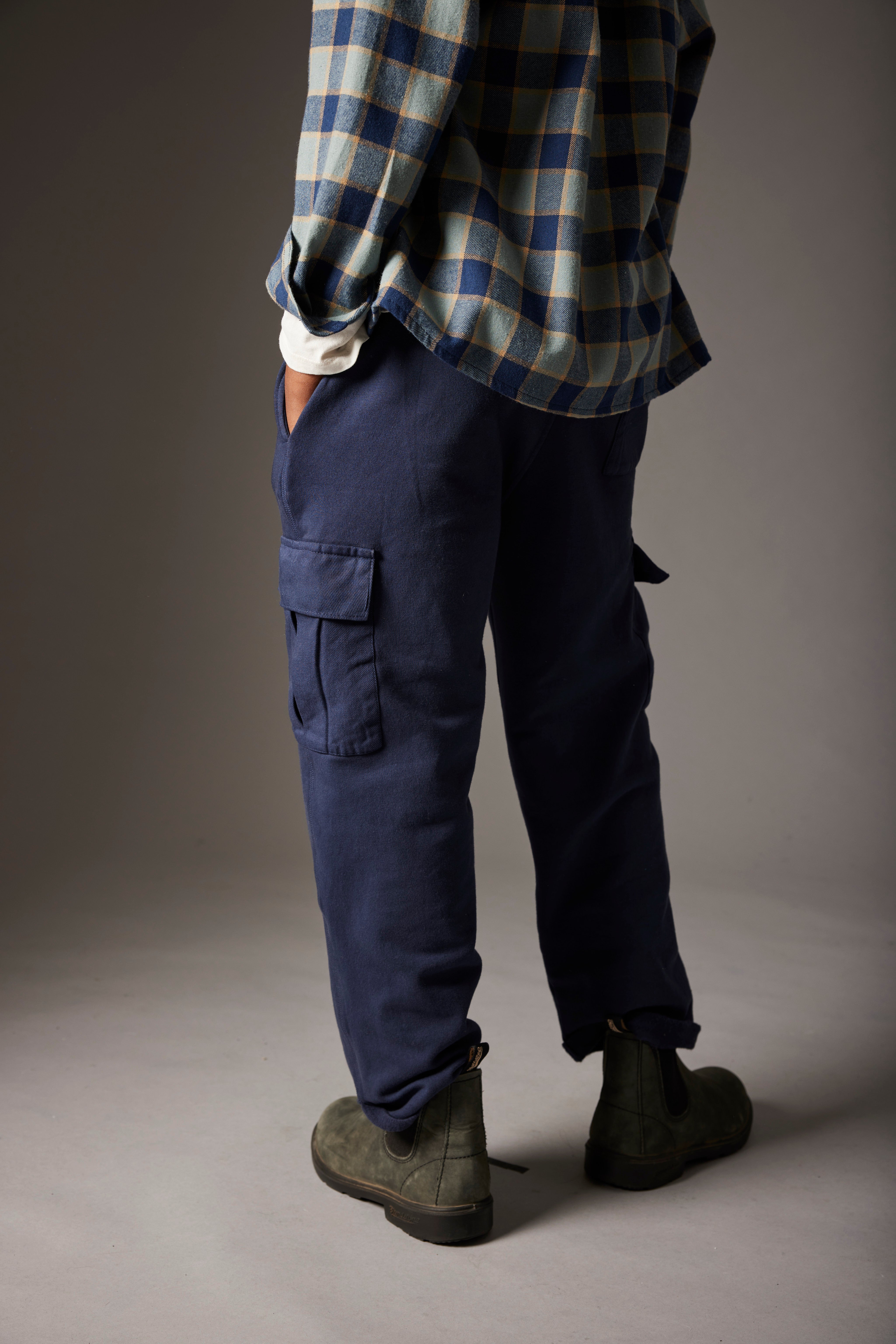 Soft Brushed Fleece Cargo Pants