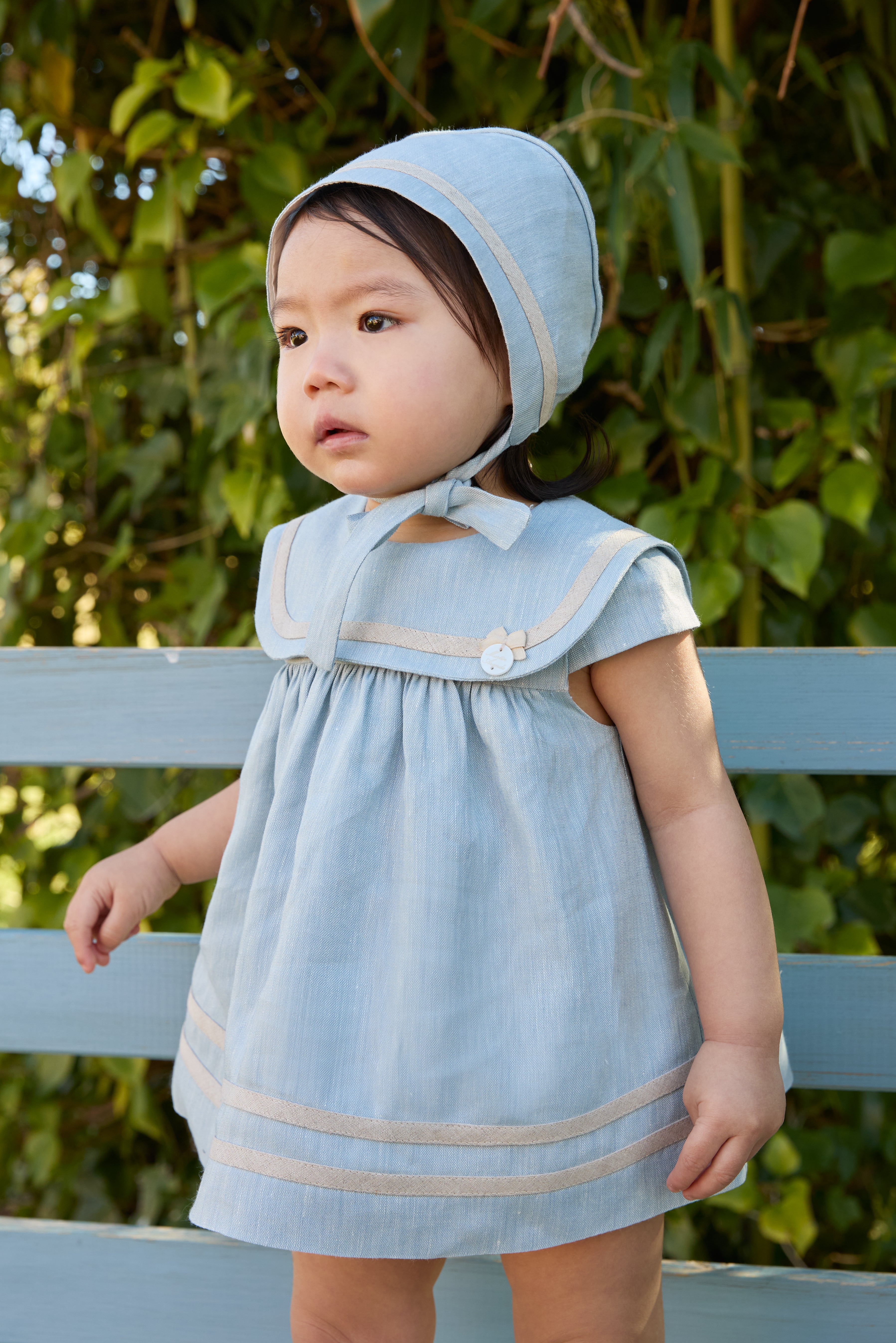 Unisex Bonnet Linen Capri