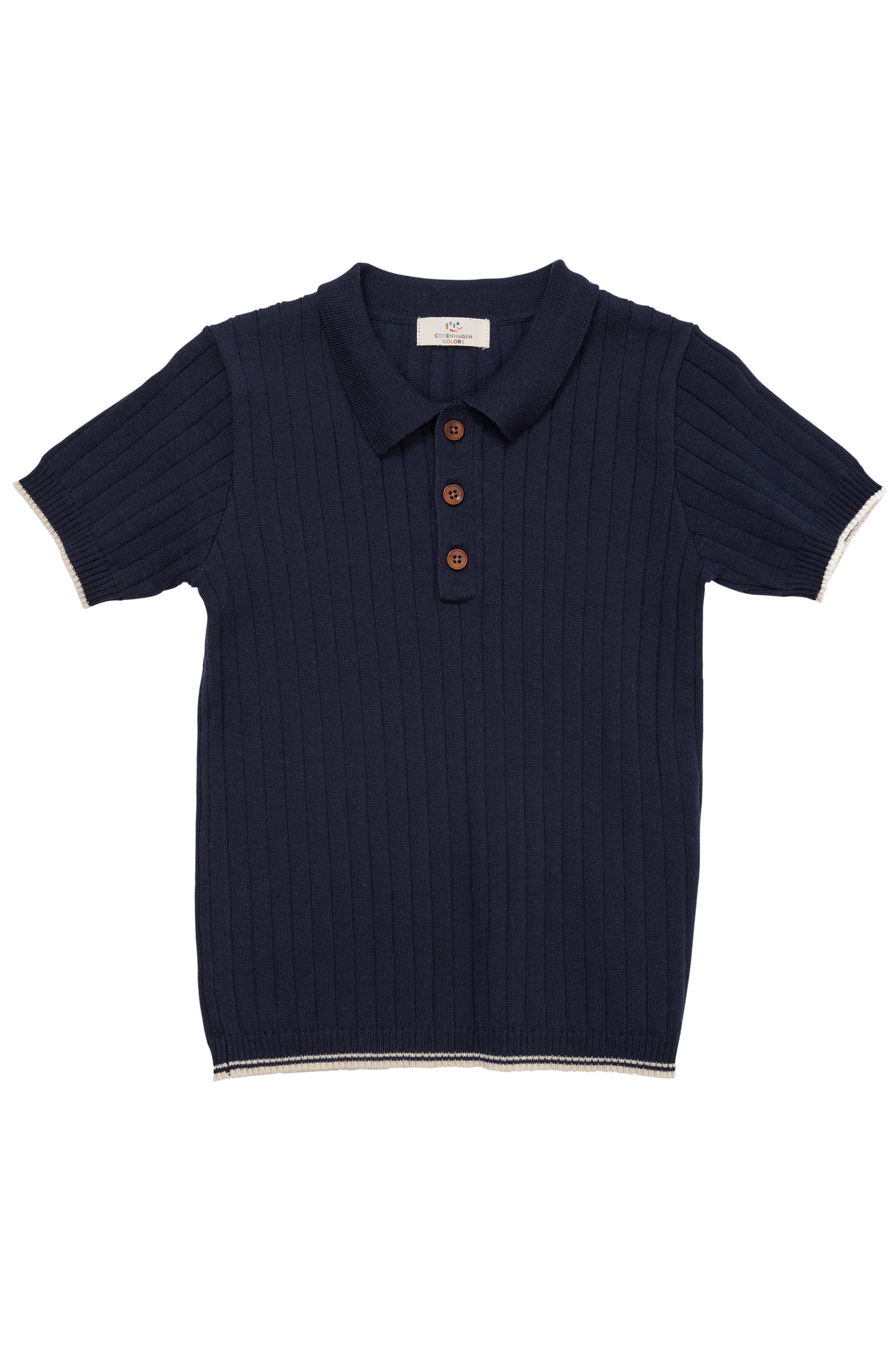 RIB KNITTED POLO
