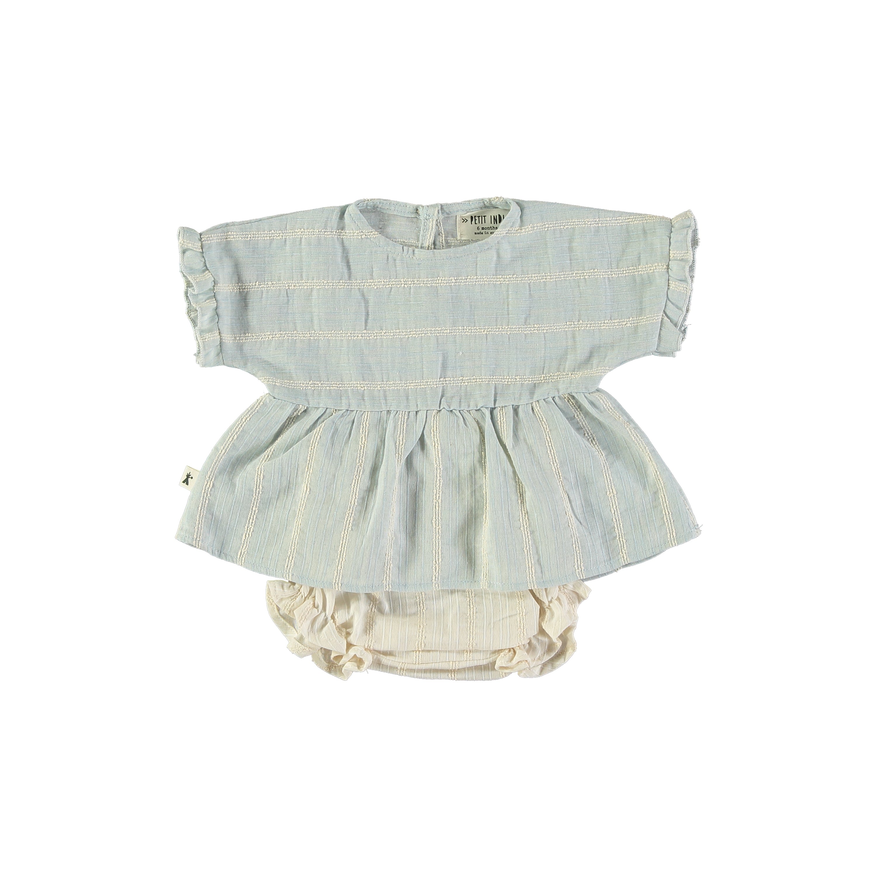 Stripe Dress with Culotte