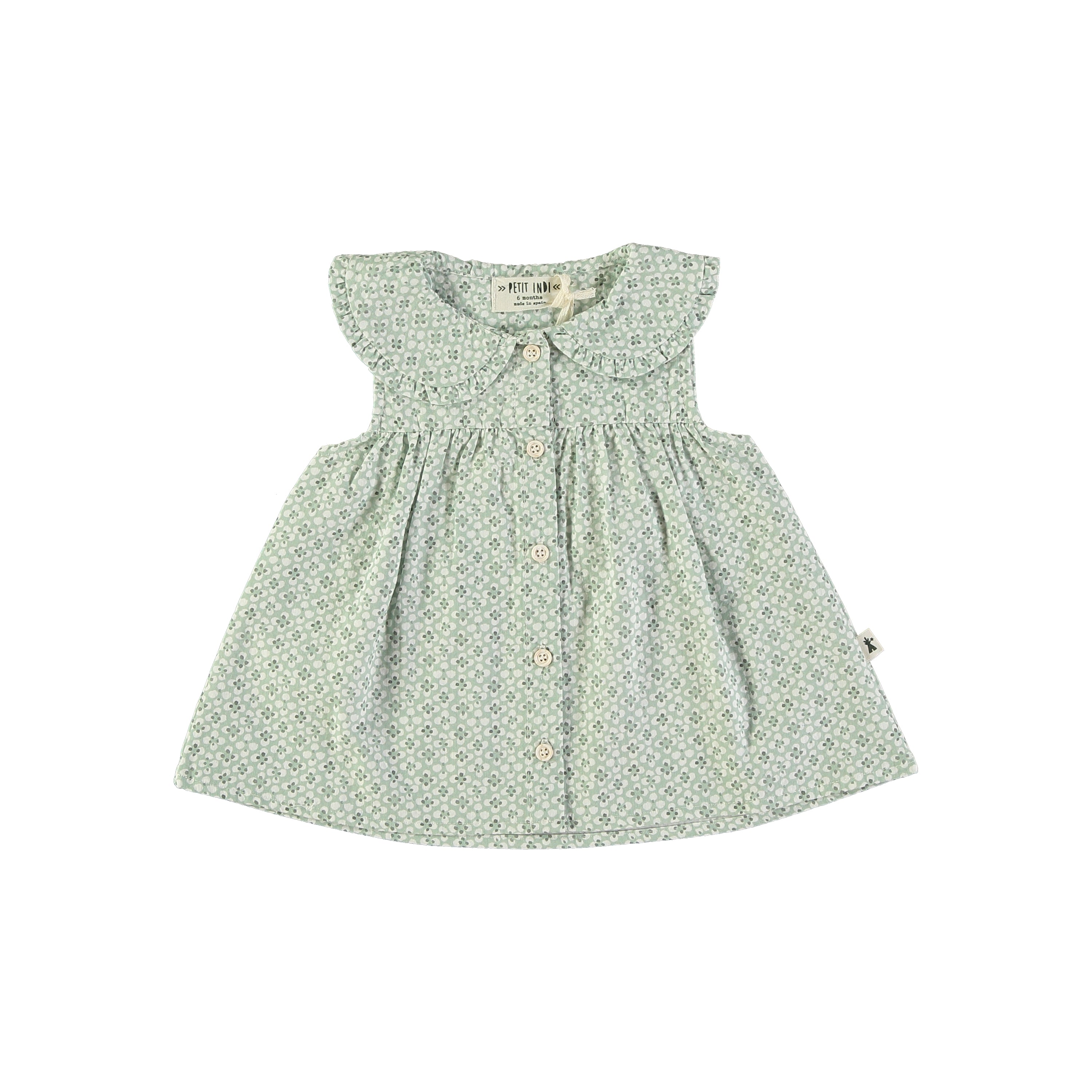 Floral Green Dress