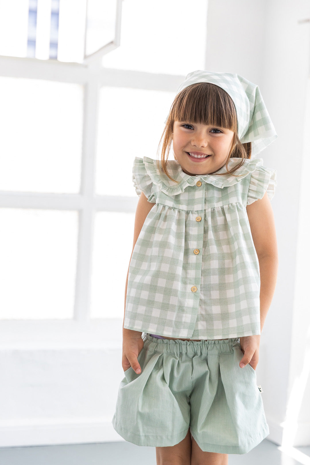 Linen Green Short