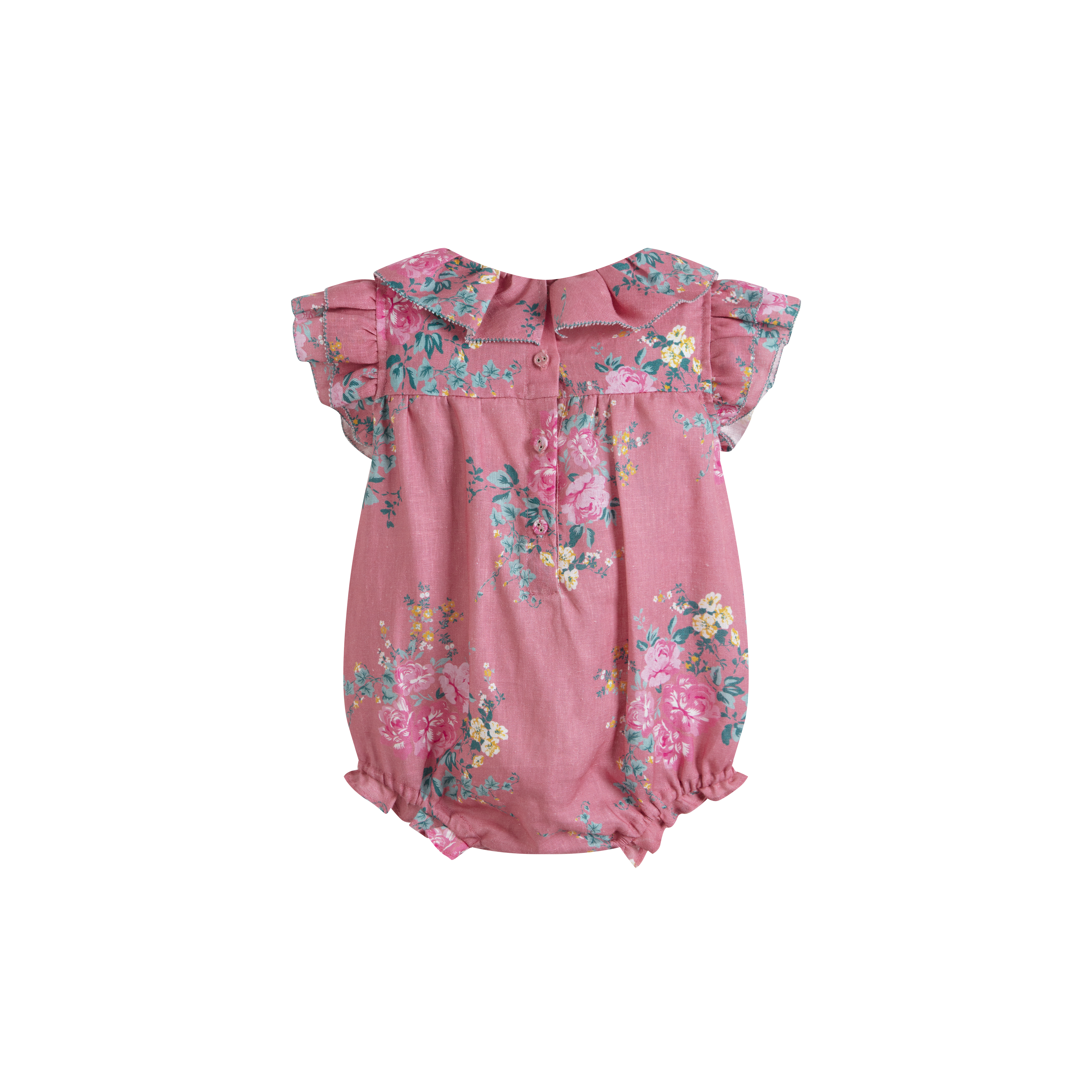 Roberta Romper Pink Flowers
