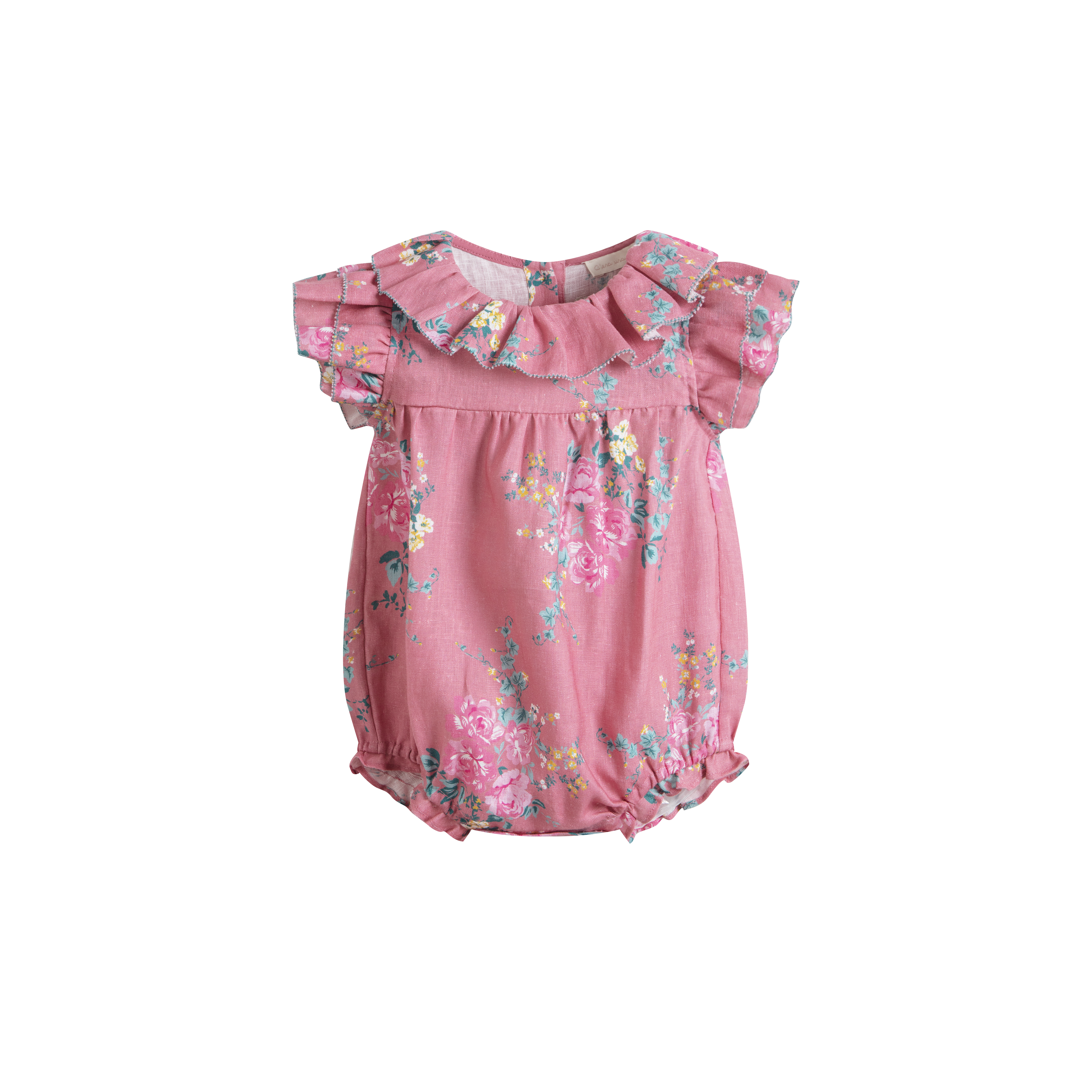Roberta Romper Pink Flowers